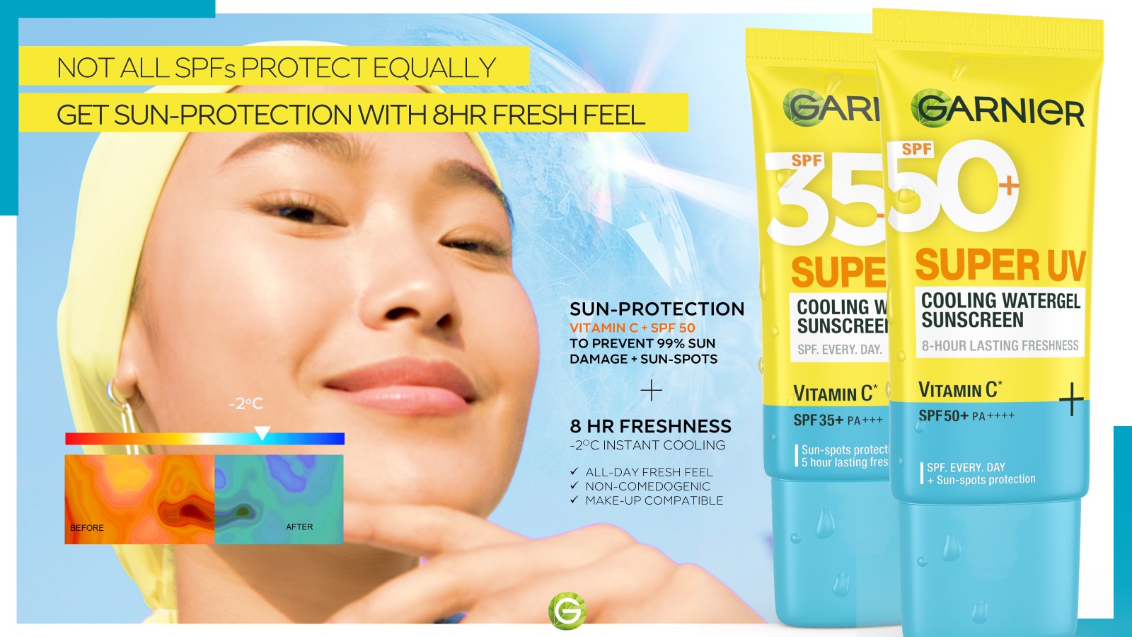SD: Garnier Super UV Cooling Watergel Sunscreen